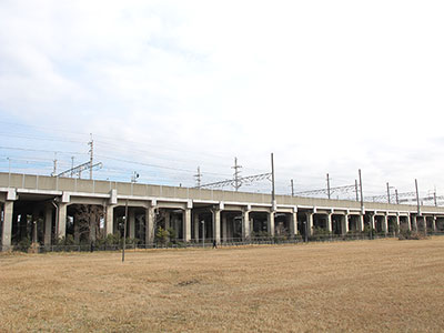剥落対策工法・エラスメッシュT工法HB仕様（鉄道1） 全 景